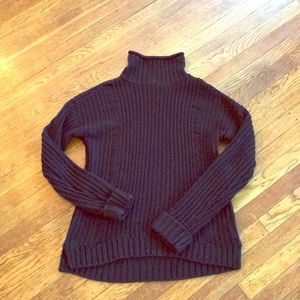 Super soft black mock neck sweater